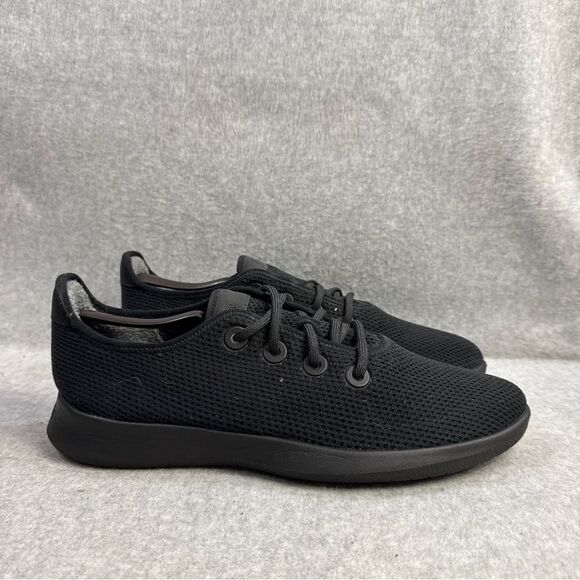 Allbirds Shoes Mens Size 12 Tree Runners TR Black Low Top Comfy Casual Sneakers main image 4